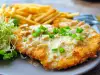 Crumbed Hake in the Oven