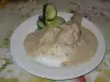 Chicken with Dairy Sauce and White Rice