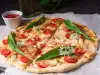 Wild Garlic Pizza with Mozzarella