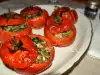 Stuffed Tomatoes with Spinach and Cheese