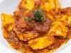 Genoa-Style Ravioli with Ragout (Tocco)