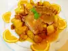 Pork Fillet with Caramelized Onion Sauce and Orange Juice