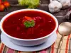 Russian Dishes with Beetroots