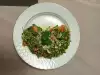 Healthy Salad with Arugula and Einkorn