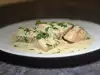 Salmon with Lemon-Cream Sauce