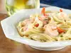 Fettuccine with Shrimp, Capers and Oregano