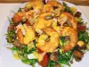 Arugula and Shrimp Salad with Mustard Dressing