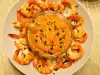 Festive Shrimp with Romesco Sauce