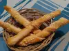 Homemade Cracker Sticks with Sesame Seeds