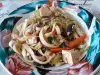 Japanese Udon Noodles with Shiitake and Tofu