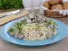 Neapolitan-Style Spaghetti with Mushroom Sauce