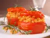 Stuffed Tomatoes with Wheat