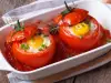 Stuffed Tomatoes with Eggs and Cheese