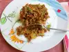 Zucchini with Minced Meat Under a Lid