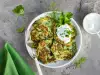 Zucchini and Spring Onion Patties