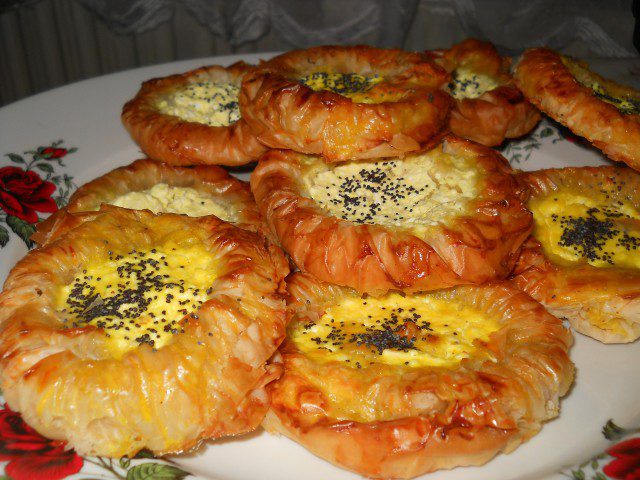 Sunflower Phyllo Pastries