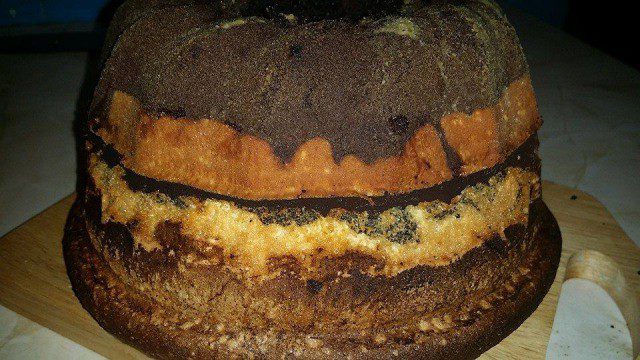 Delicious Tricolor Cake