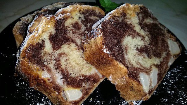 Irresistible Marble Cake with Pears