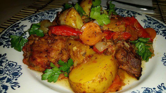 Pork with Veggies and Lots of Spices