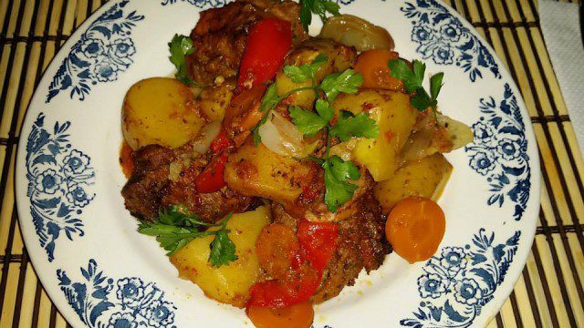 Pork with Veggies and Lots of Spices