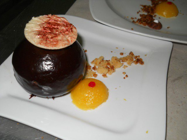 Chocolate Balls with Mango
