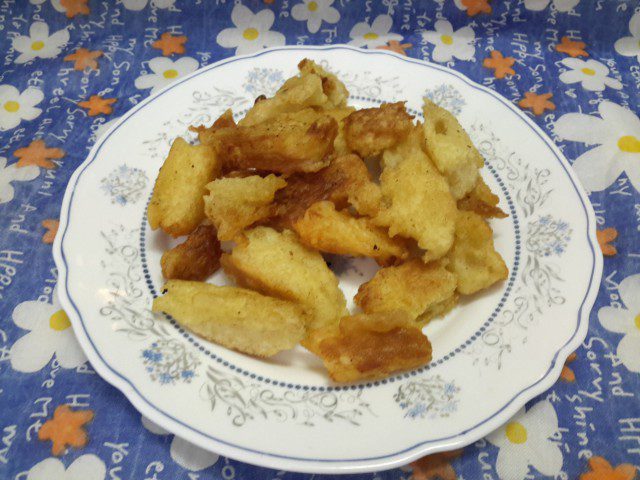 Fried Toast with Corn Breading without Milk and Eggs