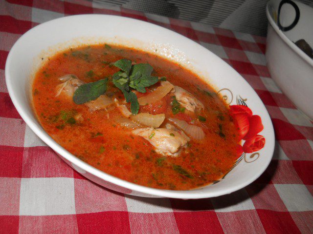 Chicken Stew with Spearmint