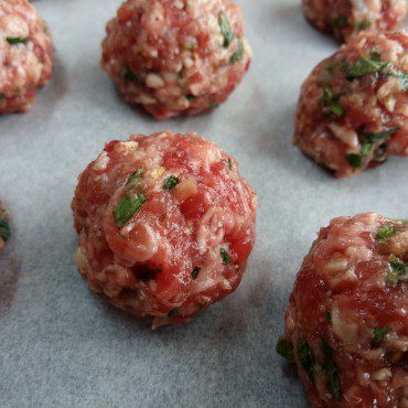 Lamb Meatballs with Tahini Sauce