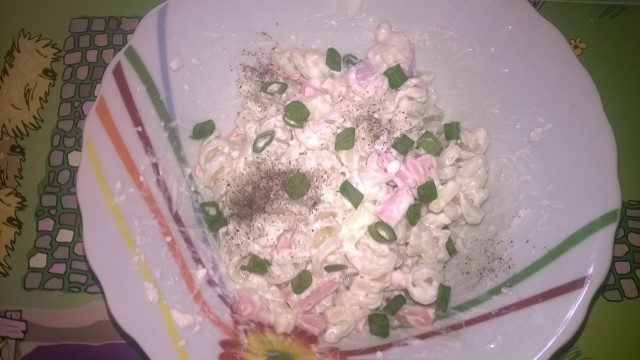 Delicious Macaroni Salad with Ham