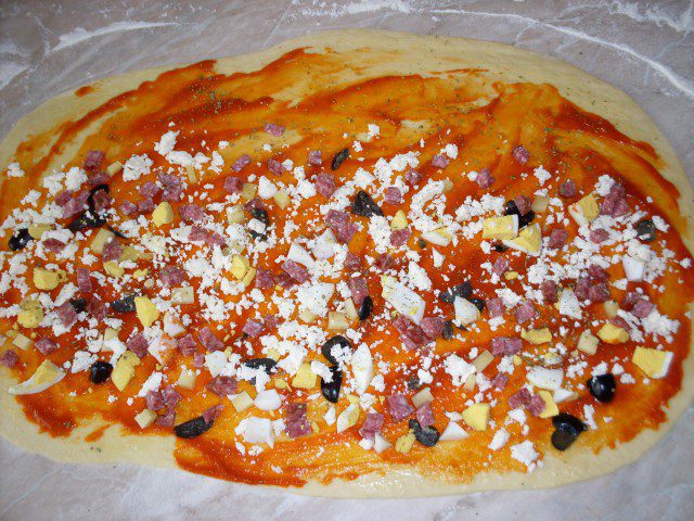 Pita with Rich Filling