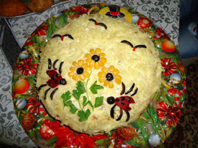 Pancake Cake with Decoration