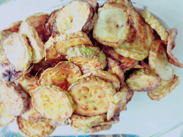 Fried Zucchini with Ginger