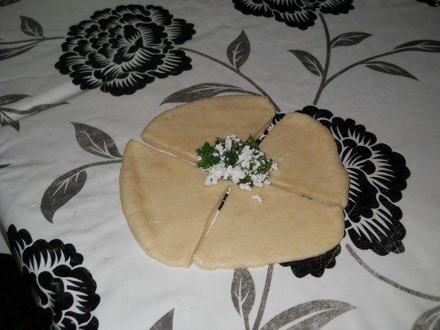 Doughy Roses with Feta Cheese