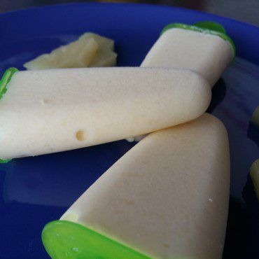 Pineapple Ice Cream in Molds