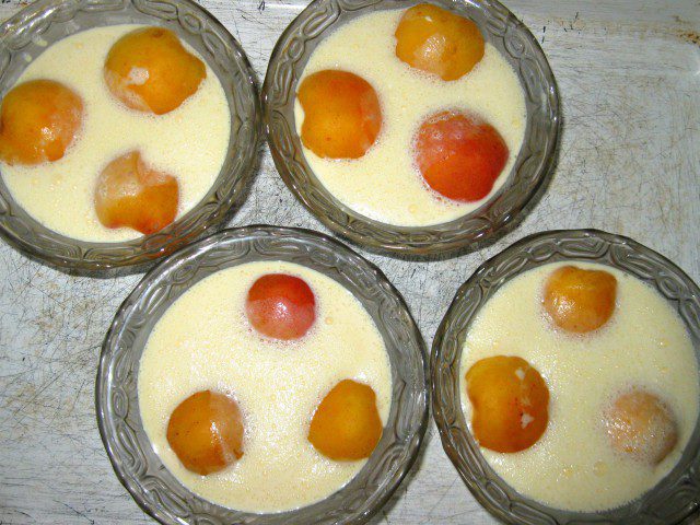 Flourless Clafoutis with Apricots