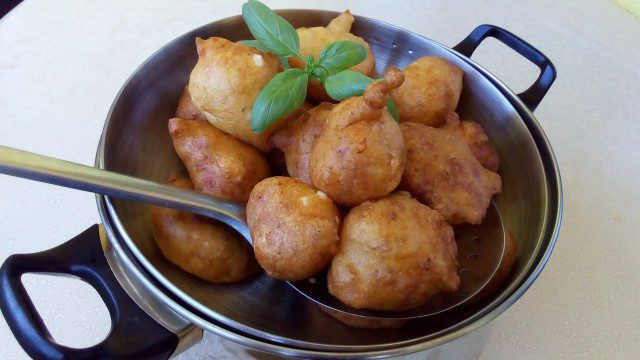 Stirred Fritters with Feta Cheese and Dill