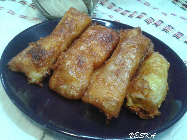 Deep Fried Cheese in Phyllo Pastry Sheets