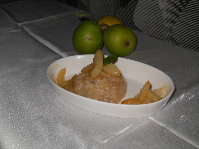 Aşure (Noah`s Pudding) with Caramelized Pears