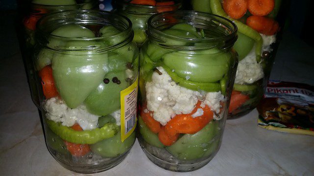 Spicy Green Tomato Pickle