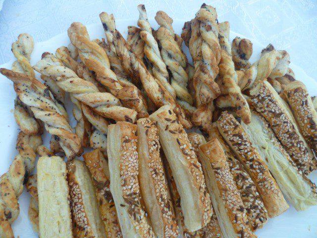 Puff Pastry Sticks with Seeds