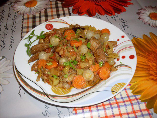 Gardener's Stew with Pork and Asparagus