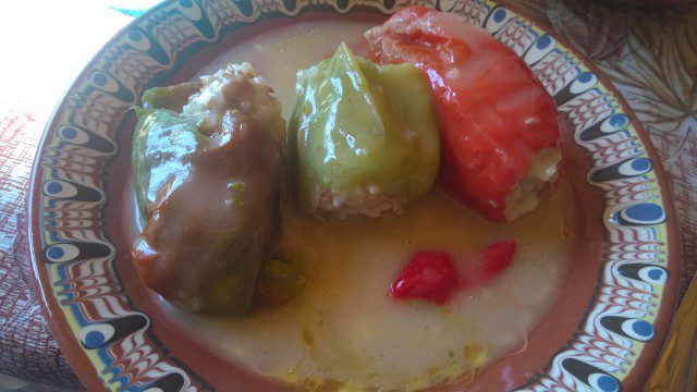 Classic Stuffed Peppers with Minced Meat and Rice