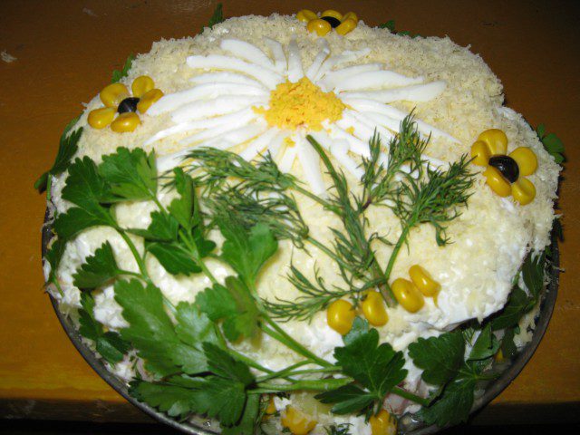 Layered Potato Salad-Cake