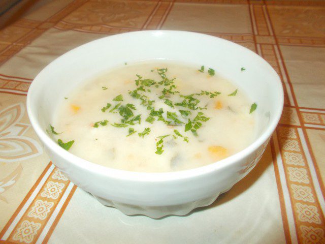 Pork Soup with Thickening Agent