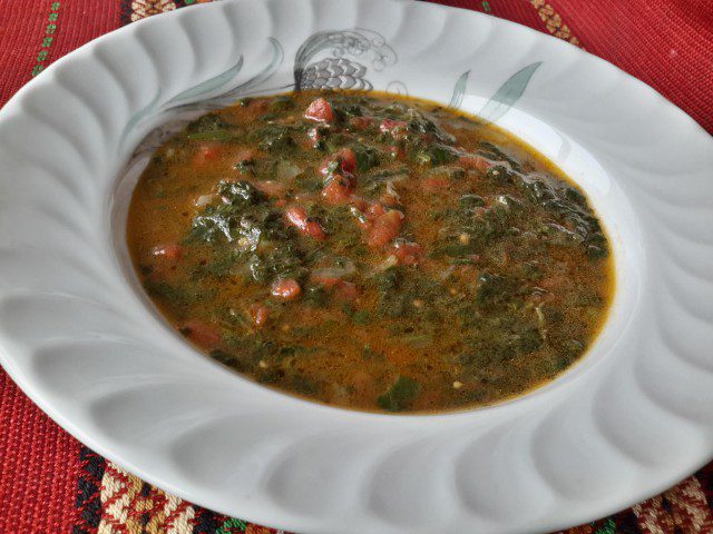 Spinach and Tomato Stew
