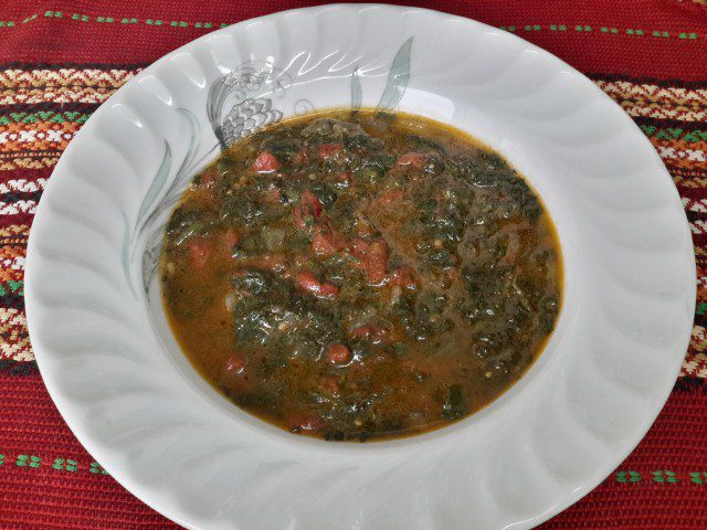 Spinach and Tomato Stew