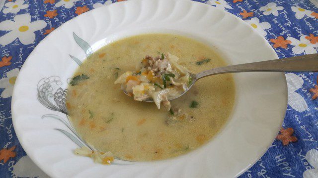 Chicken Soup with Cabbage