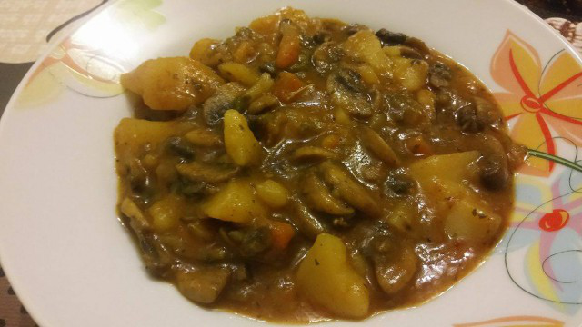 Mushroom Stew with Potatoes