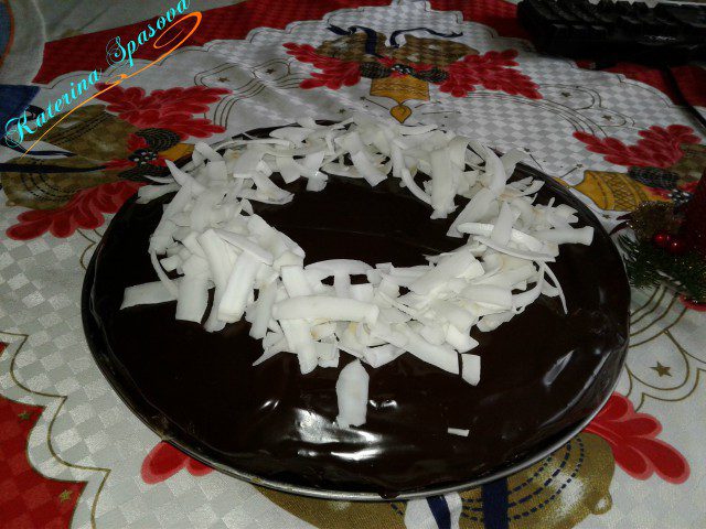 Chocolate Cake with Coconut Cream