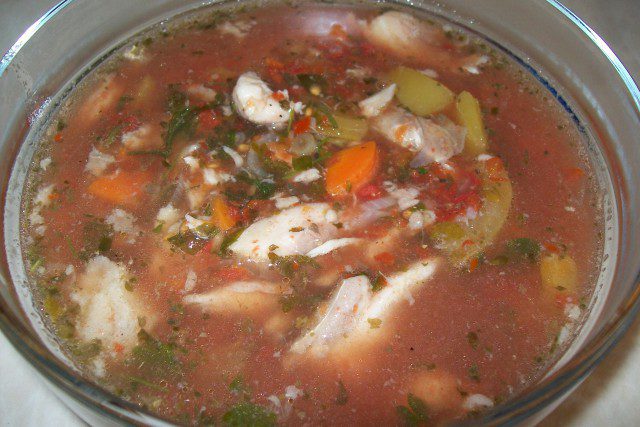 Fish Soup with Vegetables